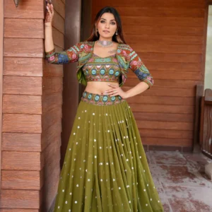 Mehendi Function Lehenga