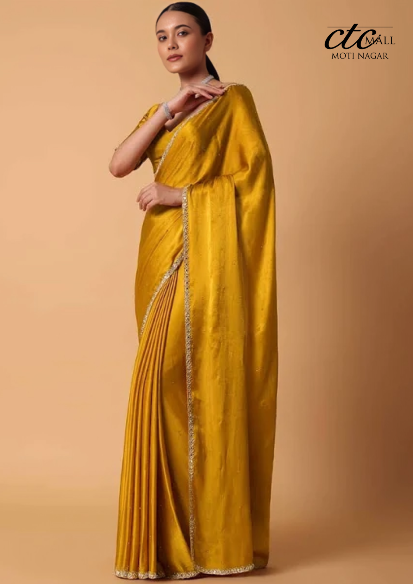 Satin Saree
